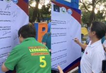 Mga political aspirants sa Bacolod City, nagpasalig sang pagsunod sa election rules sa ginpatigayon nga Peace Covenant Signing kahapon Mga political aspirants sa Bacolod City, nagpasalig sang pagsunod sa election rules sa ginpatigayon nga Peace Covenant Signing kahapon