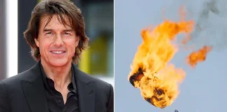 Tom Cruise gin-awardan sang Guinness World Record sa iya stunt sa nagakasunog nga parachute