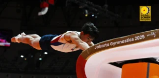 Double Olympic champion Carlos Yulo nakuha ang bulawan nga medalya sa men’s vault sa World Artistic Gymnastics Championship