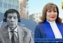 Judge Luz del Carmen Ibáñez Carranza, gin-appoint sang ICC sa pagmanage sang jurisdiction appeal sang kampo Duterte Judge Luz del Carmen Ibáñez Carranza, gin-appoint sang ICC sa pagmanage sang jurisdiction appeal sang kampo Duterte