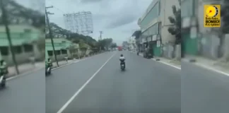 Drayber sang motorsiklo nga wala naghatag sang ligwa sa malabay nga fire truck, gindagdagan sang show cause order