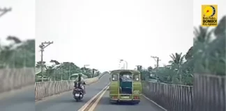 Drayber sang motorsiklo nga nag-overtake sa flyover sa dalan Araneta, Bacolod City, wala pa nakilal-an