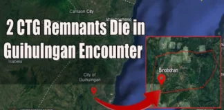 2 ka gina-alegar miyembro sang NPA patay sa engkwentro nga nagluntad sa Brgy. Sandayao kag Brgy. Binobohan, Guihulngan City, Negros Oriental