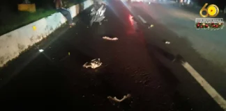 6 ka soltero, pilason matapos maaksidente ang duha ka motorsiklo sa Araneta Street, Brgy Tangub, Bacolod City
