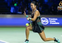 Filipino tennis star Alex Eala, napaslawan batok kay Russian star Diana Shnaider sa round of 16 sang WTA 500 Ningbo Open