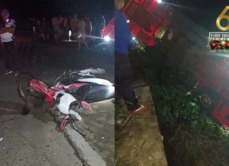 3 pilason sang nabungguan sang hauler truck ang motorsiklo sa Kabankalan City 3 pilason sang nabungguan sang hauler truck ang motorsiklo sa Kabankalan City