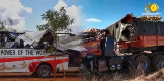 22 patay, 24 pilason sa pagkabunggo sang isa ka bus sa cargo truck sa Kenya