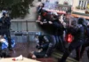 Ginatos ka kapulisan, napilasan, linibo, gin-aresto sa nagalala nga protest rally sa France
