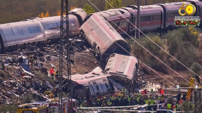 68 ka persona, patay sa pagbunggu-anay sang duha ka high-speed train sa Spain 68 ka persona, patay sa pagbunggu-anay sang duha ka high-speed train sa Spain