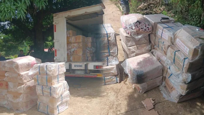 P4.35 million nga balor sang suspected illicit cigarettes, nakumpiskar sa banwa sang Ilog P4.35 million nga balor sang suspected illicit cigarettes, nakumpiskar sa banwa sang Ilog