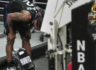 Toronto Raptors star forward Kawhi Leonard, wala nakahampang bangud sa left knee injury
