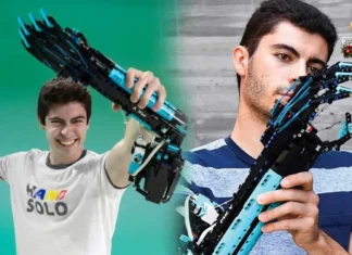 Lalaki nga may deperensya sa pagdevelop sang kamot, naghimo sang prosthetic arms gamit lamang ang mga LEGO bricks Lalaki nga may deperensya sa pagdevelop sang kamot, naghimo sang prosthetic arms gamit lamang ang mga LEGO bricks
