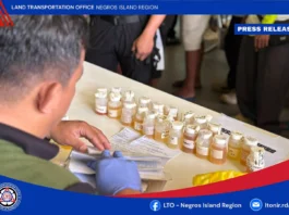 Pito ka mga drivers, nagpositibo sa ginpatigayon nga random drug testing sang LTO NIR sa Bacolod North Bus Terminal