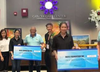 Bacolod City First Lady Maih Gasataya, nagdonar sang P700,000 gikan sa “The 80s Party” para sa mga cancer patients