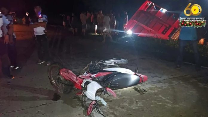 Tatlo ka menor de edad nga sakay sa motorsiklo, pilason matapos mabungguan sang hauler truck sa Kabankalan City Tatlo ka menor de edad nga sakay sa motorsiklo, pilason matapos mabungguan sang hauler truck sa Kabankalan City
