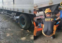 Babayi nga nalapakan sang wing van sa Brgy 10, Bacolod City kahapon, nakilal-an na