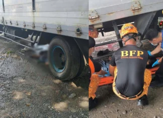 Babayi nga nalapakan sang wing van sa Brgy 10, Bacolod City kahapon, nakilal-an na