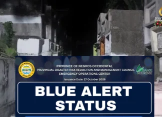 Negros Occidental PDRRMO, ginpaidalom na sa Blue Alert Status para sa UNDAS 2026
