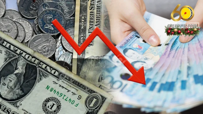 Piso, nagtibusok sa panibag-o nga record low nga P64 vs dolyar sa intraday trading Piso, nagtibusok sa panibag-o nga record low nga P64 vs dolyar sa intraday trading