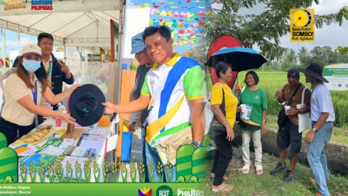 PhilRice – Negros Occidental, ginpangunahan ang pag-edukar sa mga rice farmers sang preparasyon sa El Niño kag nagpresentar sang mga makabag-o nga farm machineries PhilRice – Negros Occidental, ginpangunahan ang pag-edukar sa mga rice farmers sang preparasyon sa El Niño kag nagpresentar sang mga makabag-o nga farm machineries