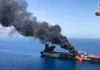 Supertanker nga may karga nga kapin 2 million nga bariles sang langis, naigo sang naval mine sa Strait of Hormuz