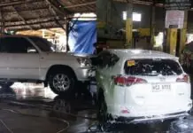 Monitoring ti Public Order and Safety Division kadagiti nagduduma a car wash shops, mangrugin; umno a panakaaramat ti suplay ti danum, maidagdagadag