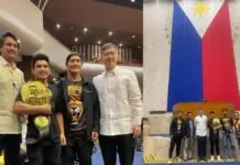One Strawweight World Champion Joshua Pacio, nagcourtesy call iti House of Representatives