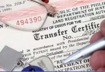 Maiwarwaras a land title a kapada ti ipapaay ti Registry of Deeds, pakaseknan dagiti opisyales iti siudad; Panagridam dagiti buyers, maipalpalagip