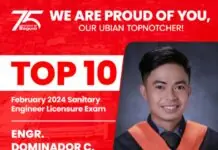 Rank No. 10 iti kaleppas a Sanitary Engineering Licensure Examination,impeksana a saan a lapped ti financial problem iti pananggun-odna kadagiti arapaap iti biyag