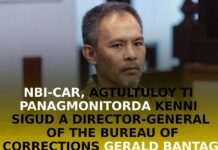 NBI-Cordillera, agtultuloy ti panagmonitorda kenni sigud a Director-General of the Bureau of Corrections Gerald Bantag kalpasan a naimatangan daytoy sadiay Mines View Park, Baguio City itay nabiit