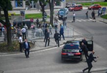 Slovak Prime Minister Robert Fico, nasayaat ti kasasaadna kalpasan a napalpaltugan daytoy idi kalman, Mayo 15