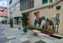 Umad-adado a basura iti kaunaan a Living Street idiay Carantes-Perfecto St., Baguio City, agbalbalin a pakaseknan