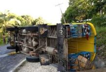 Jeep, naawanan ti preno idiay Lubuagan; sangapulo ket pito nga indibidual, nadangran