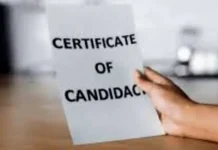 Nangipila iti kandidaturana para iti provincial position idiay Abra, awan paylaeng