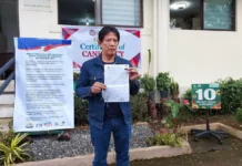 Panagsanod ni Adam Yap iti kandidaturana para iti kina-kongresista ti Benguet Province, nakumpirmar