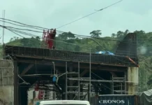 Konstruksion iti Rock shed iti Kennon Road, manamnama a maileppas iti ngudo ti agdama a tawen