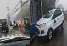 Vehicular Traffic Accident, napasamak sadiay San Carlos Heights, Baguio City ita nga aldaw, saan a shooting incident