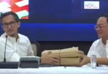 Dokumento ti ahensia ken dadduma pay a napateg a papeles ti DPWH, impaima ni outgoing DPWH Sec. Dizon kenni incoming DPWH Sec. Lopez