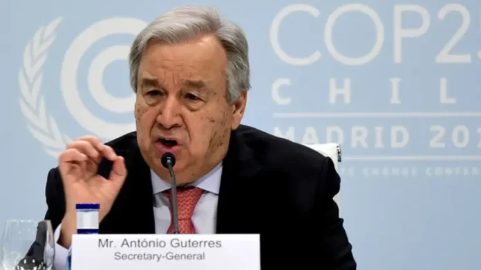 United Nations chief Antonio Guterres