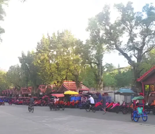 Panangrenovate kadagiti bike rental stalls idiay Burnham Park, manamnama a malpas iti ngudo ti agdama a bulan