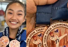 Cordilleran Taekwondo Player, nakagun-od iti medalya iti Taekwondo Championships idiay New York