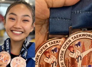 Cordilleran Taekwondo Player, nakagun-od iti medalya iti Taekwondo Championships idiay New York