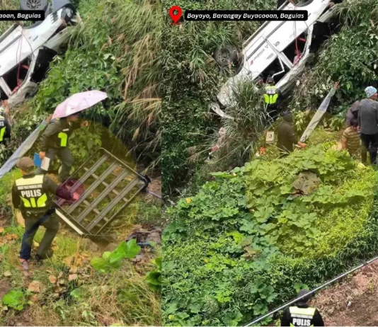Tatlong indibidwal, sugatan sa dalawang magkahiwalay na aksidente sa Buguias, Benguet