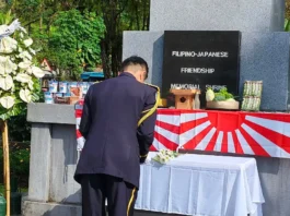 Maika-53 a Memorial Service idiay Japanese Garden, Governor Pack Road idi kalman, naipatungpal