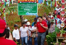 DSWD Sec Rex Gatchalian mibisita sa mga sites sa Project LAWA at BINHI sa Dinagat Islands