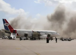 Aden airport sa Yemen, tinamaan ng missiles; pag-atake sa Saudi oil hub, naharang