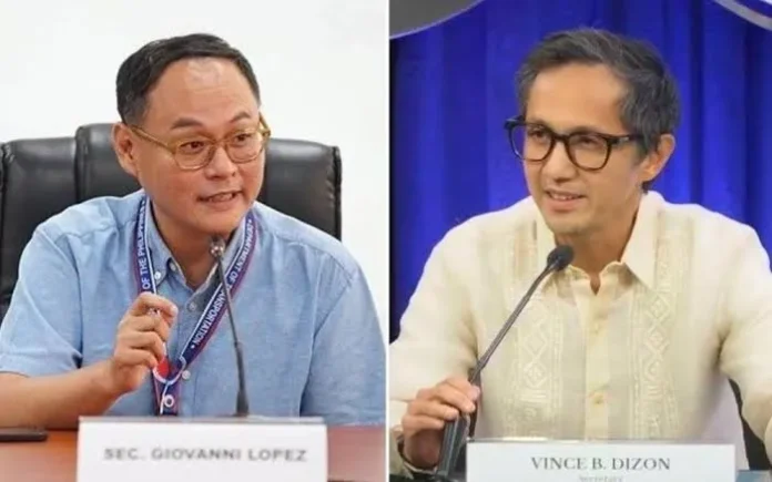 Sec. Vince Dizon, DOTr; Sec. Lopez, DPWH