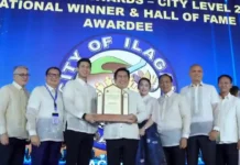 Ilagan City, itinanghal na Hall of Famer bilang Business-Friendly City sa loob ng tatlong magkakasunod na taon