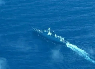 PCG, namataan ang Chinese warship at research vessel sa Bajo de Masinloc
