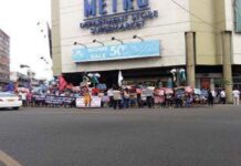 Bagong Alyansa Makabayan Central Visayas nipahigayon og lihok protesta subay sa ika-64 nga kasumaran sa Universal Declaration of Human Rights
